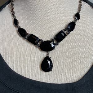 Black Pendant Necklace